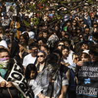 London protest 19 April 2025 image by Steve Eason